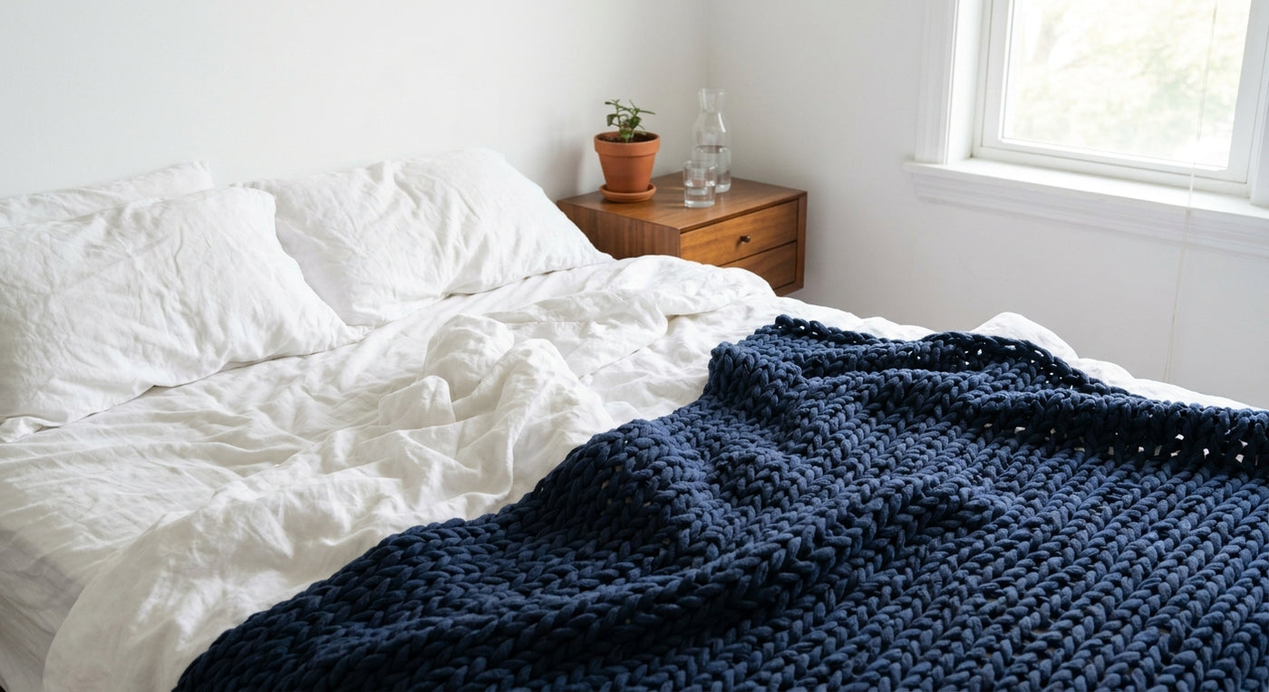 On the bed