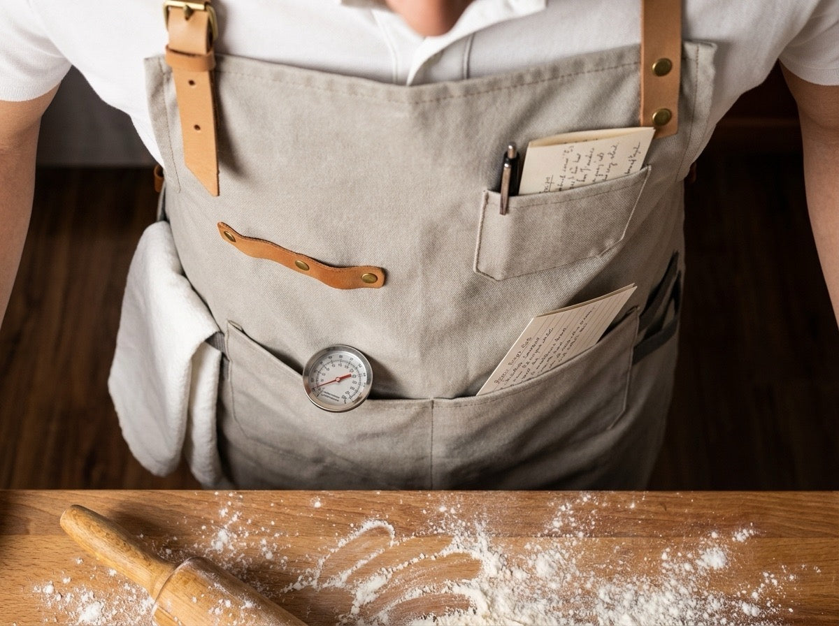 Pocket layout with kitchen tools
