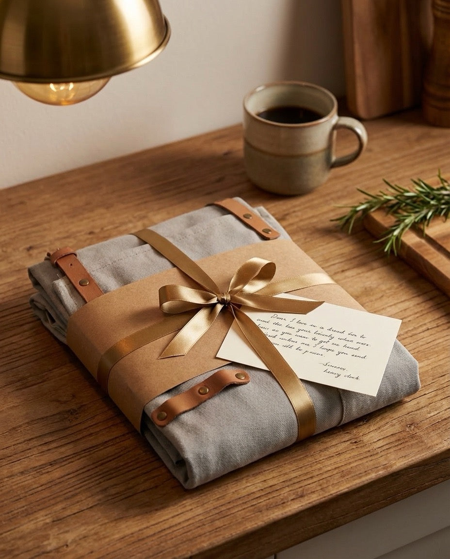 The Keeper Apron gift box