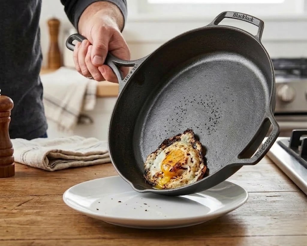 Before — Lodge cast iron skillet surface